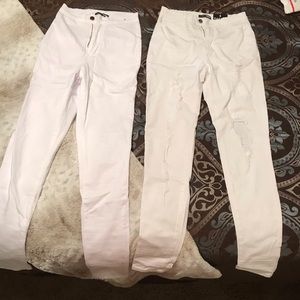 White jeans